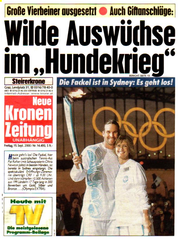 The torch is in Sydney - Krone
