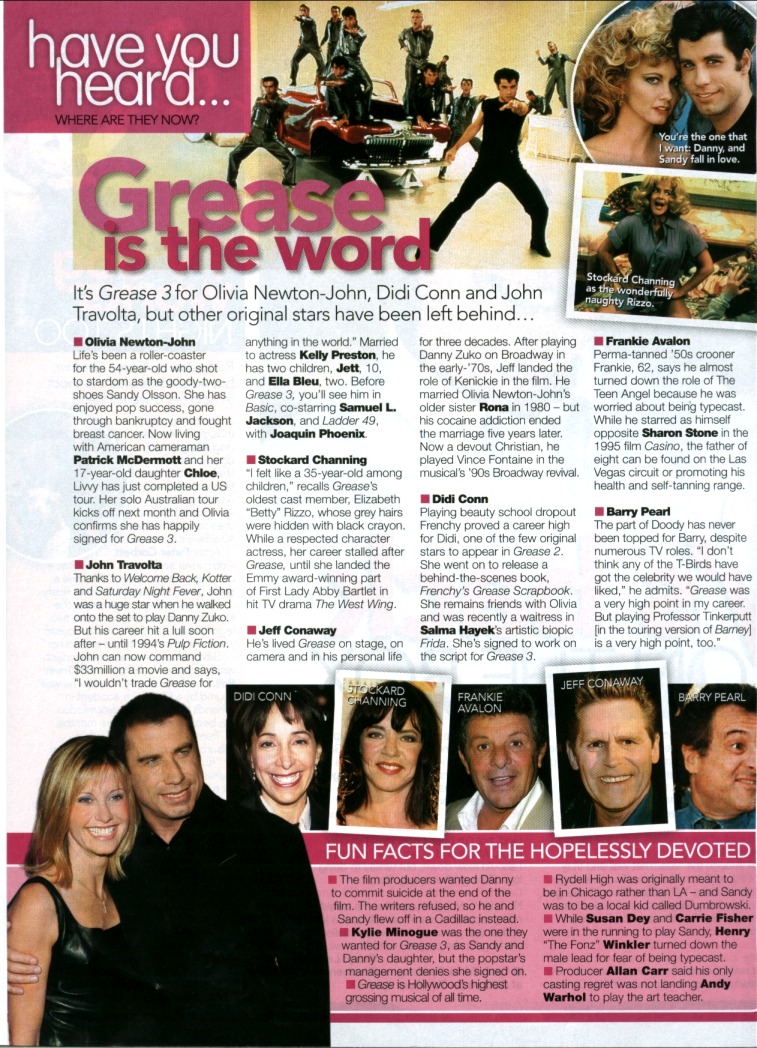 Grease Is The Word - Woman's Day