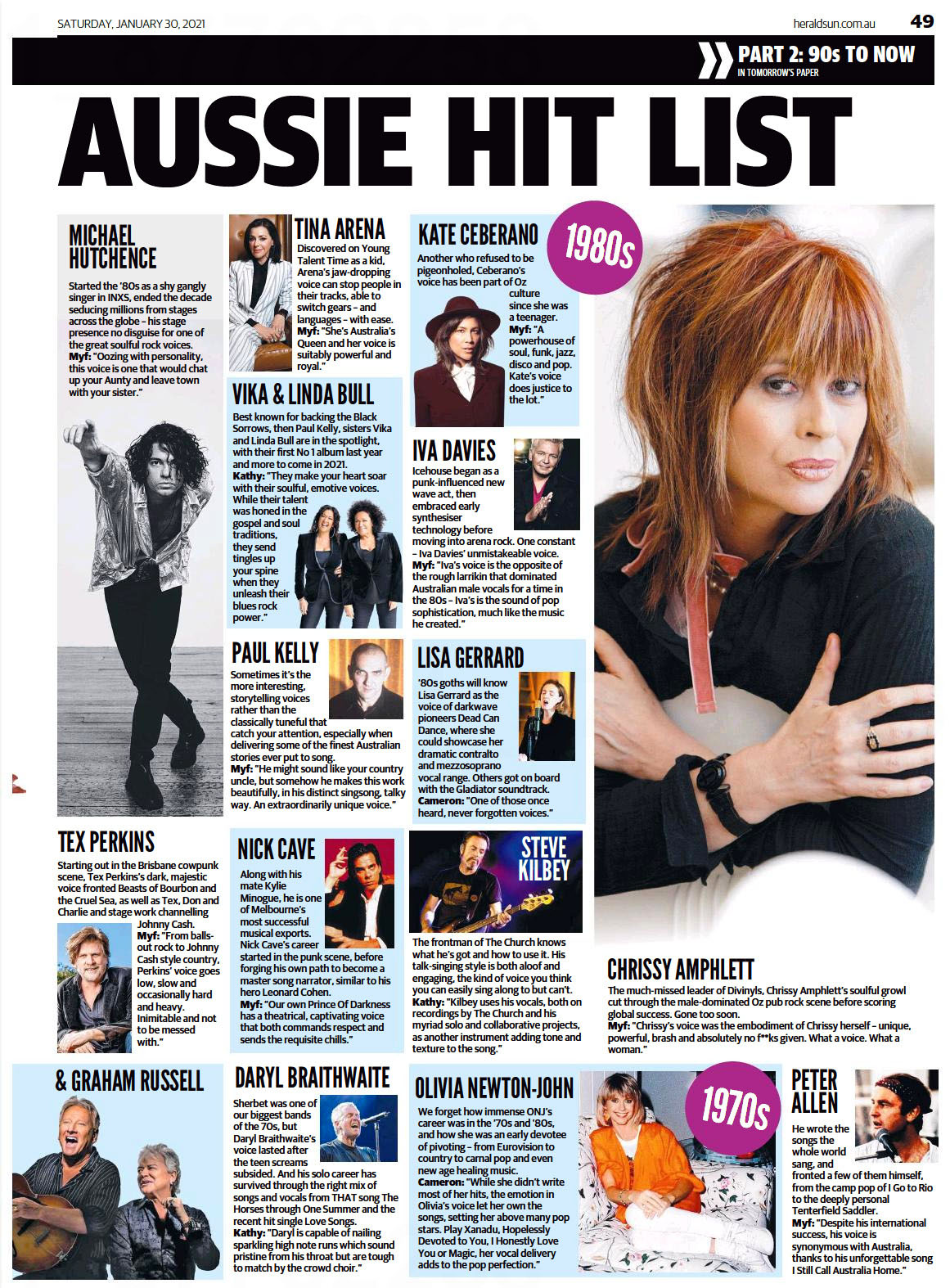 Aussie Hit List - Herald Sun