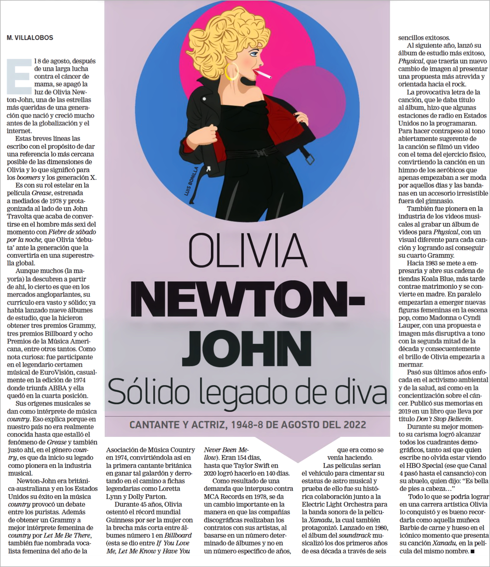 Diva Legacy  - Revista Domincal