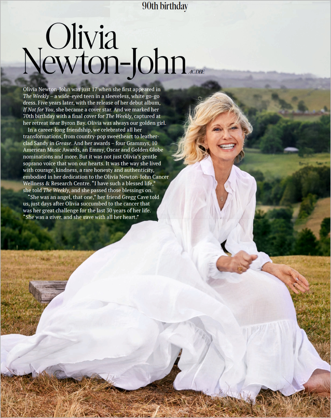 Olivia In The Weekly - Australian Women's Weekly
