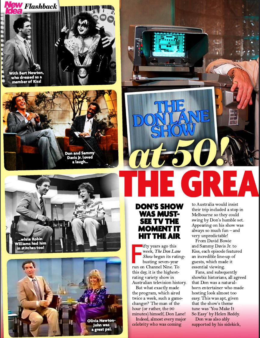The Don Lane Show at 50 - New Idea