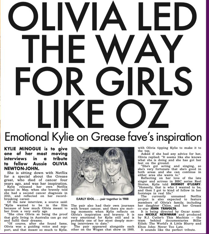 Olivia Led The Way For Girls Like Oz - The Sun