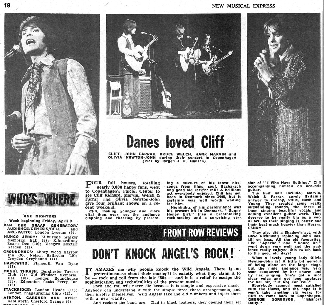 Danes loved Cliff (and Olivia) - NME