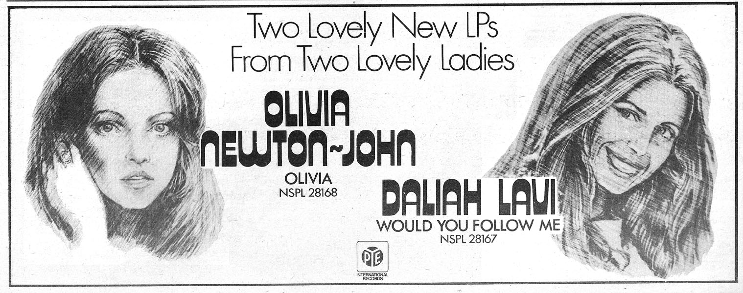 Pye ad for album Olivia - NME