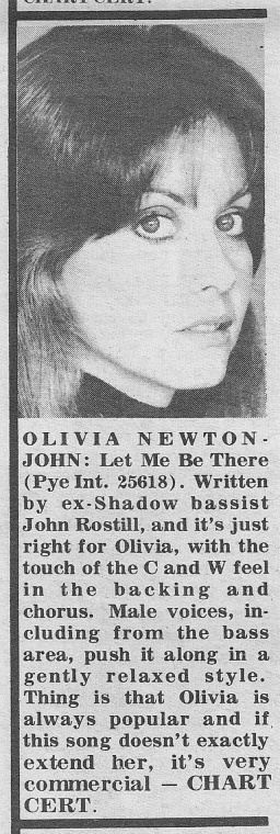 Let Me Be There single review - Record Mirror