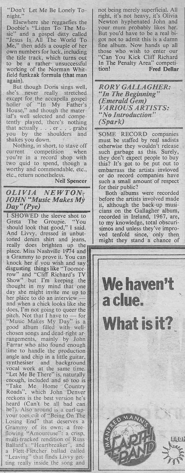 Music Makes My Day album review - Record Mirror