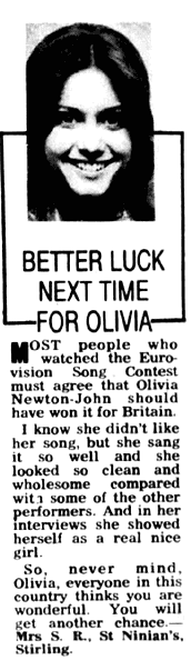 Better luck next time Olivia - Daily Record