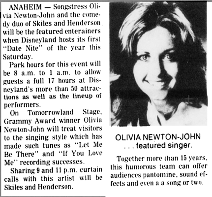 ONJ featured artist in Disneyland Date Night, Anaheim on 1st June - Desert Sun