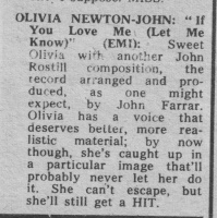Olivia Newton-John article