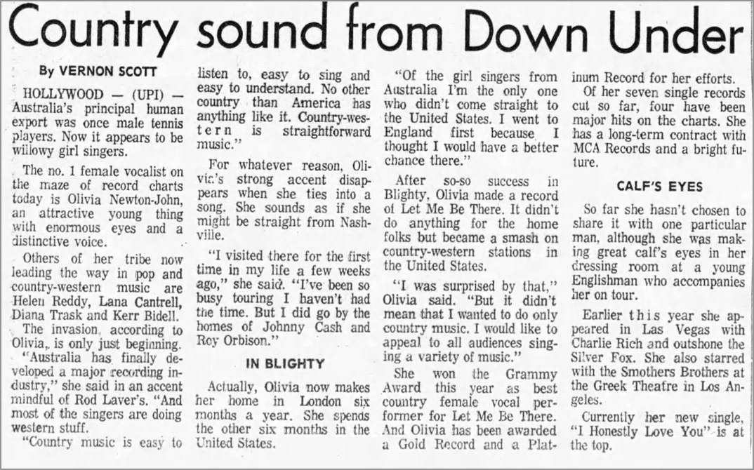 Country Sound Down Under - The Gazette