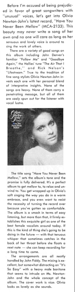 Have You Never Been Mellow review - In Touch