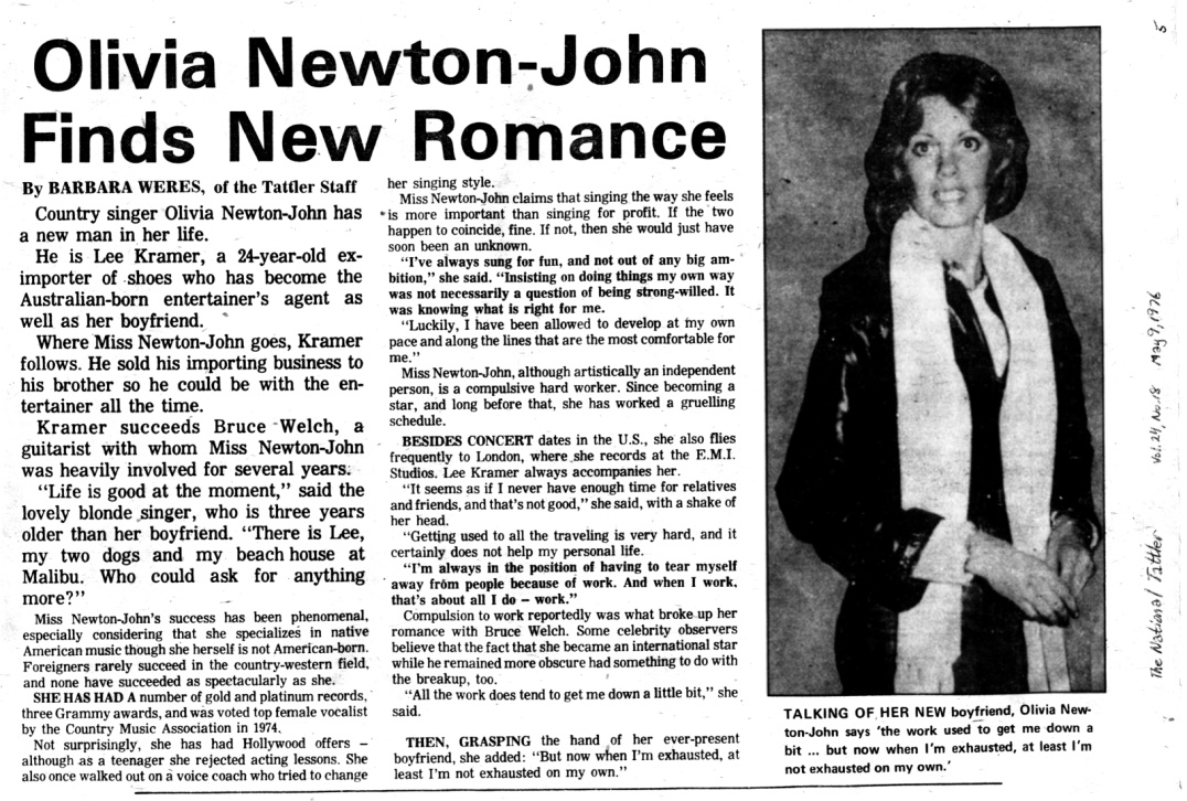 Olivia Finds New Romance - National Tattler