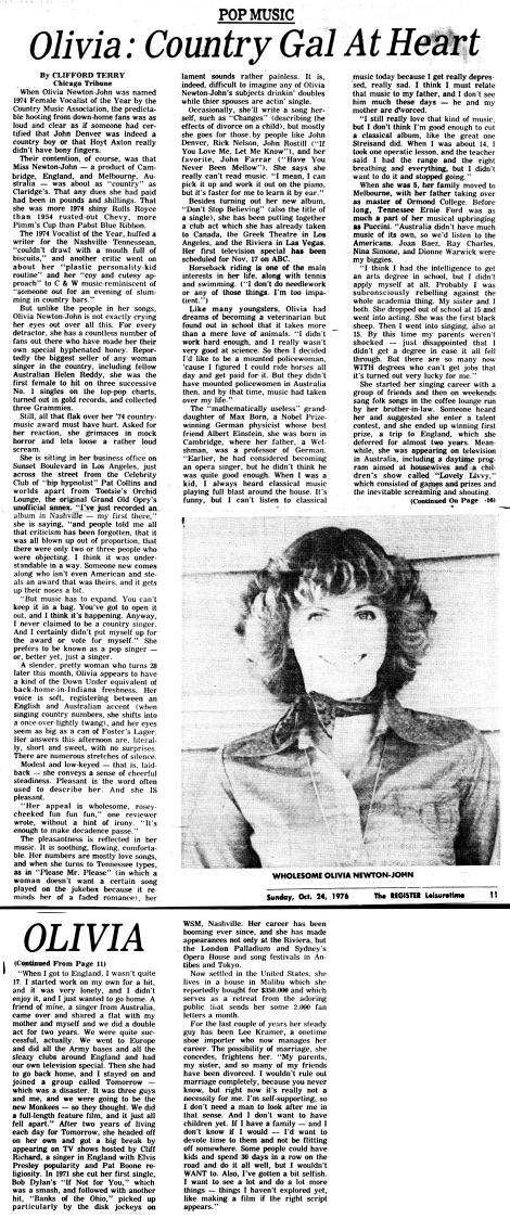 Olivia Country Gal at heart - Chicago Tribune