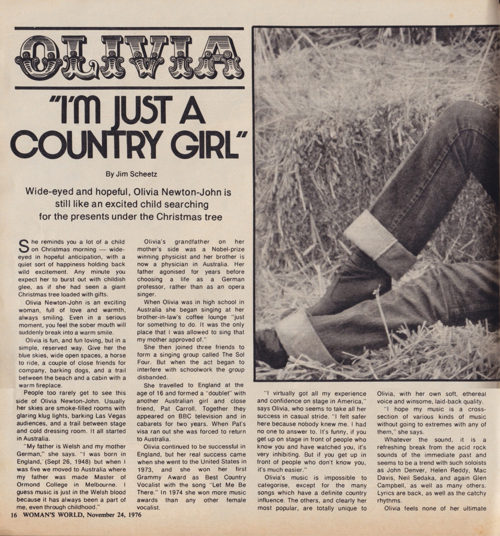 I'm Just A Country Girl - Woman's World