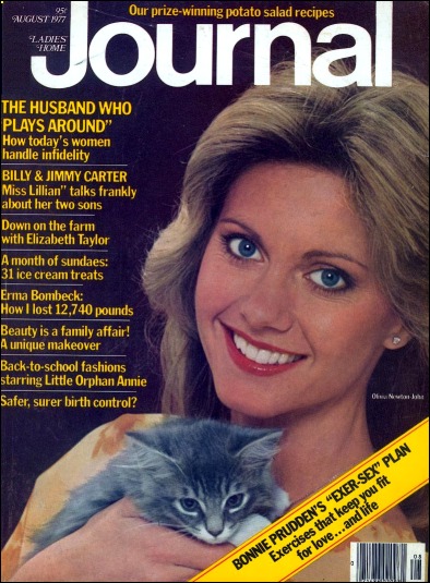 Olivia and her 4 legged family - Ladies Home Journal