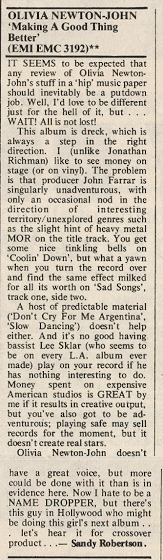 Making A Good Thing Better review - Sounds