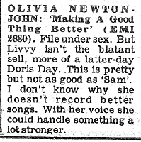 Making a Good Thing Better single review - Record Mirror