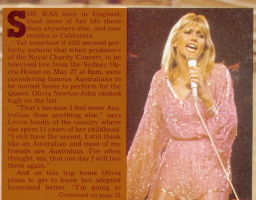 Olivia Newton-John article