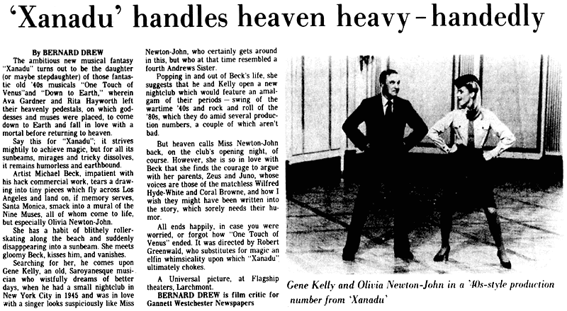 Xanadu handles heaven heavy-handedly - The Reporter Dispatch