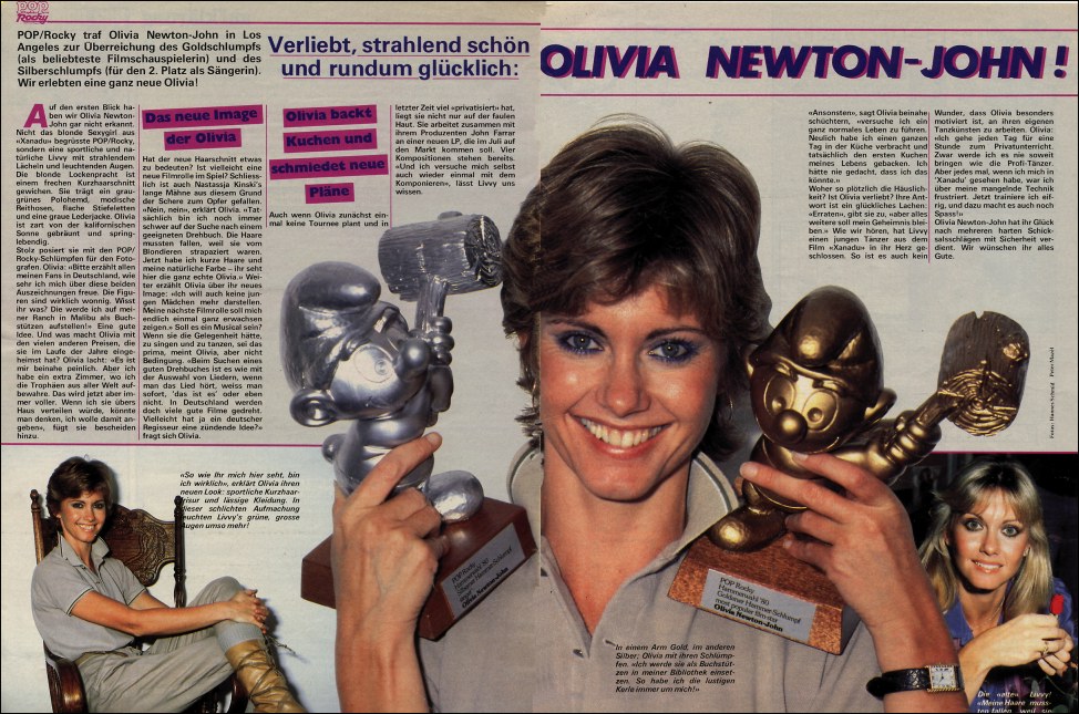 Olivia with her awards - Pop Rocky