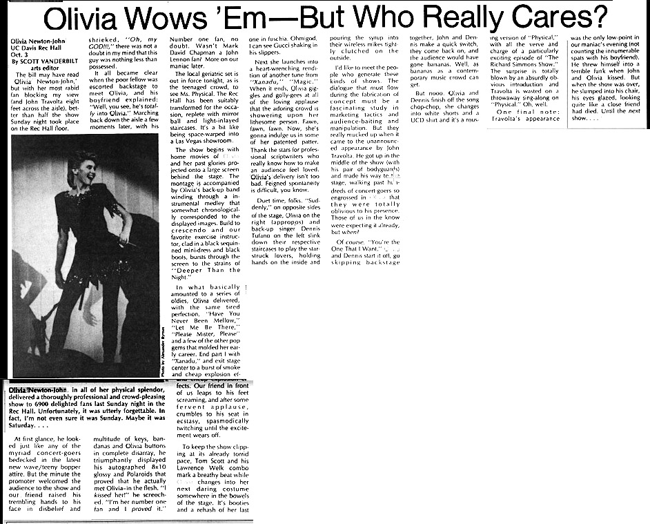 Olivia wows 'em - California Aggie