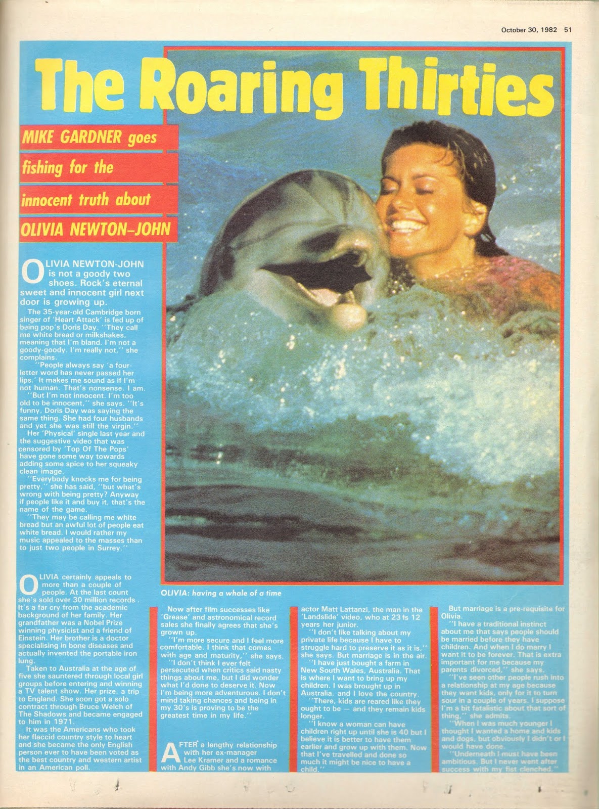The Roaring Thirties (Physical era interview) - Record Mirror