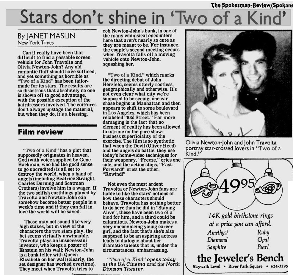 Stars Don't Shine In Two Of A Kind - The Spokesman Review