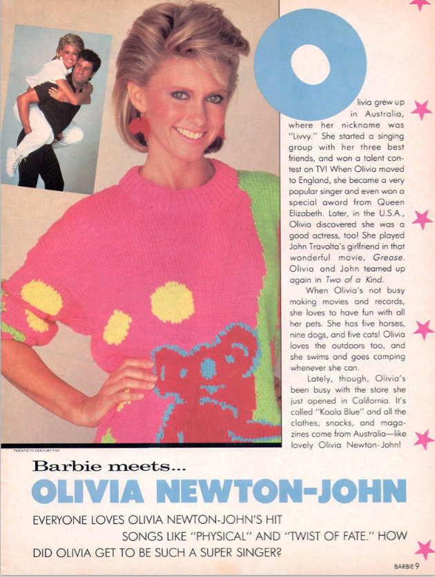 Barbie Meets Olivia - Barbie magazine
