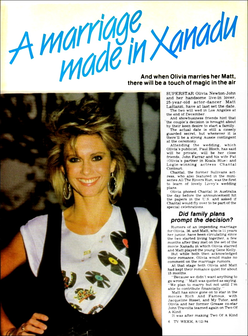 A Marriage Made in Xanadu - TV Week