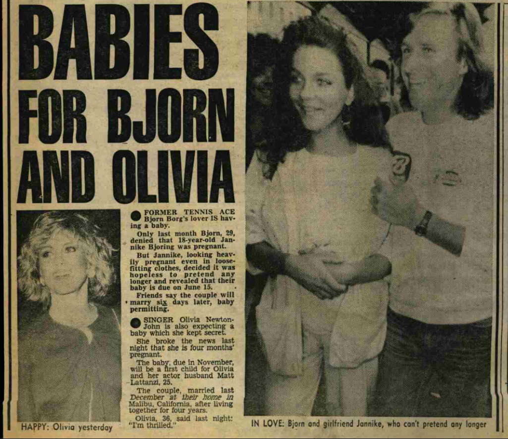 Babies For Bjorn And Olivia - Daily Mirror