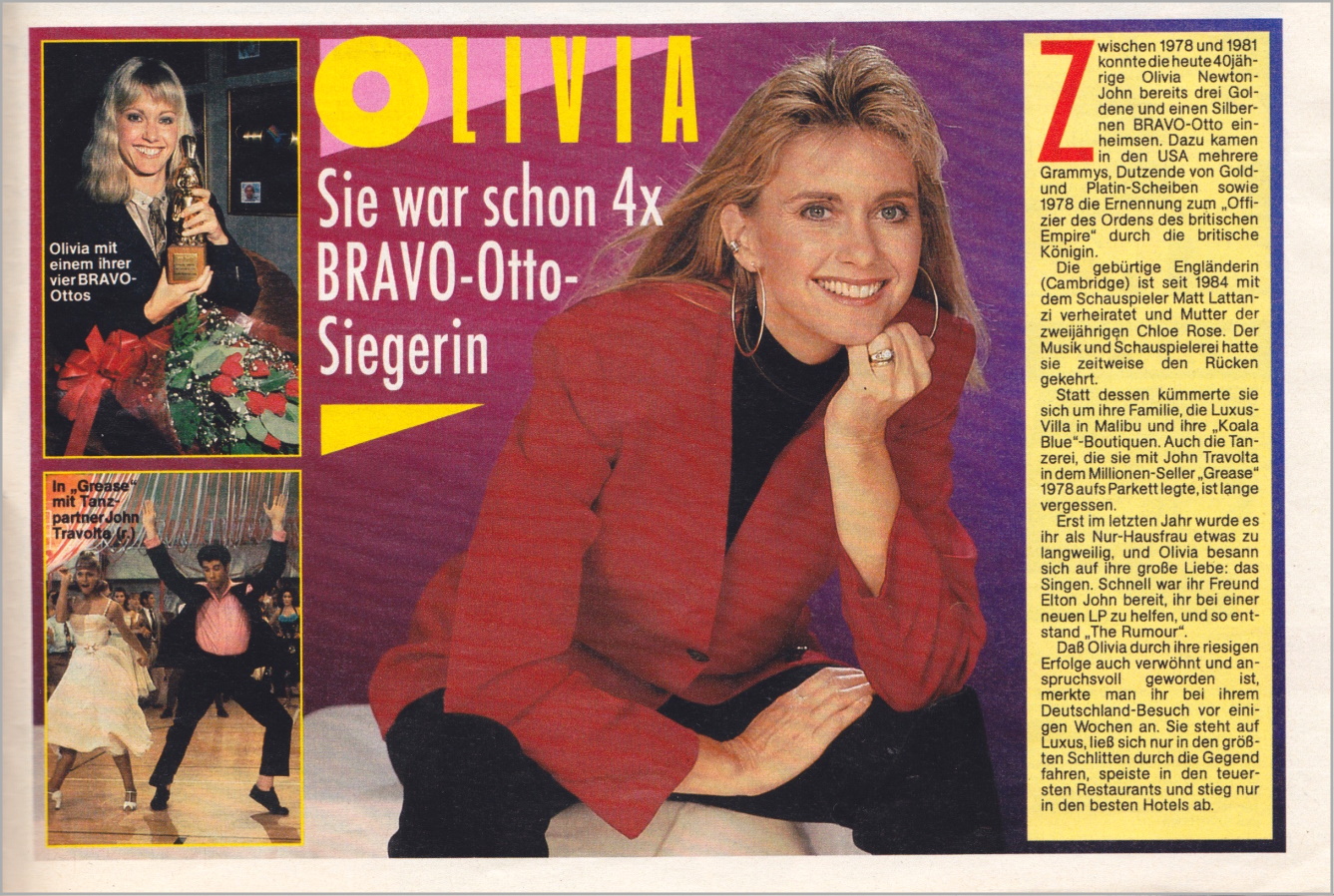 She is a 4 times Otto award winner - Bravo