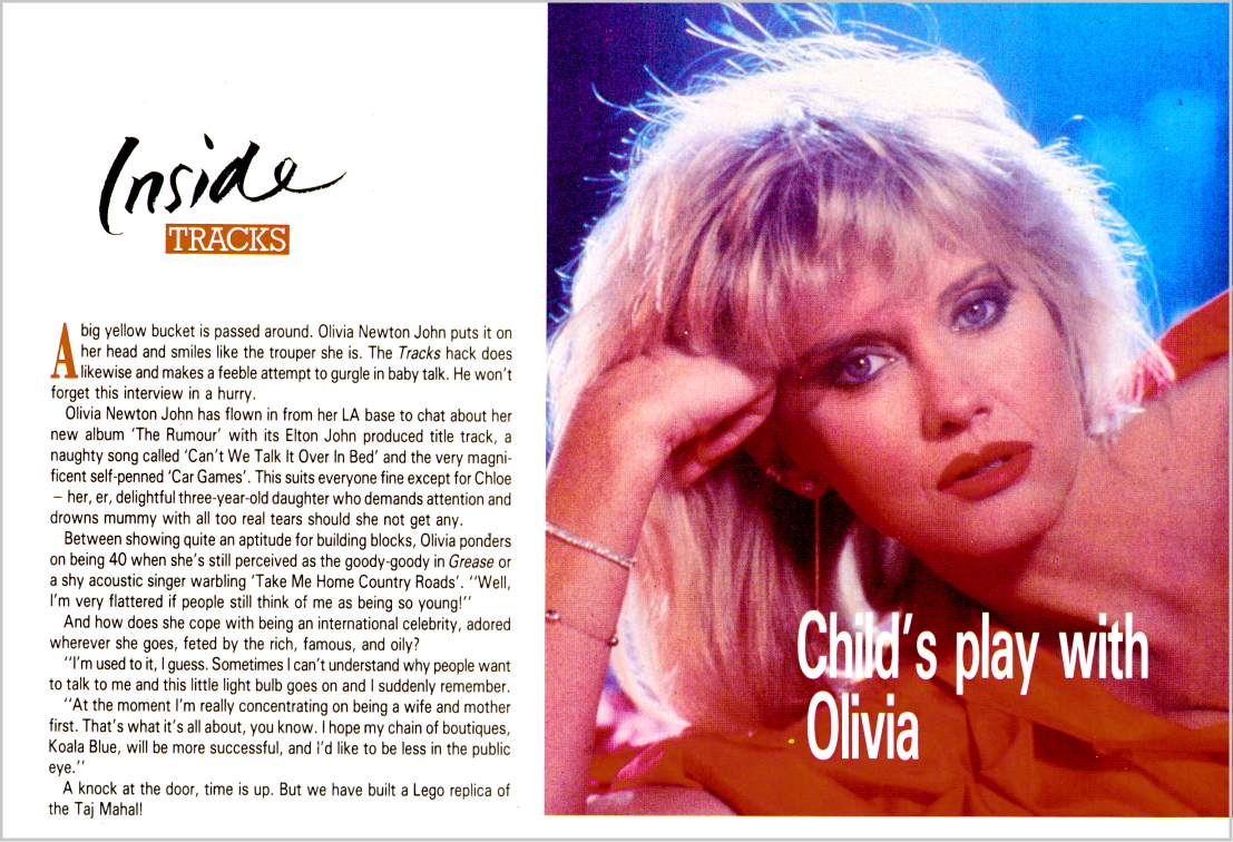 Child's Play with Olivia - Inside Tracks