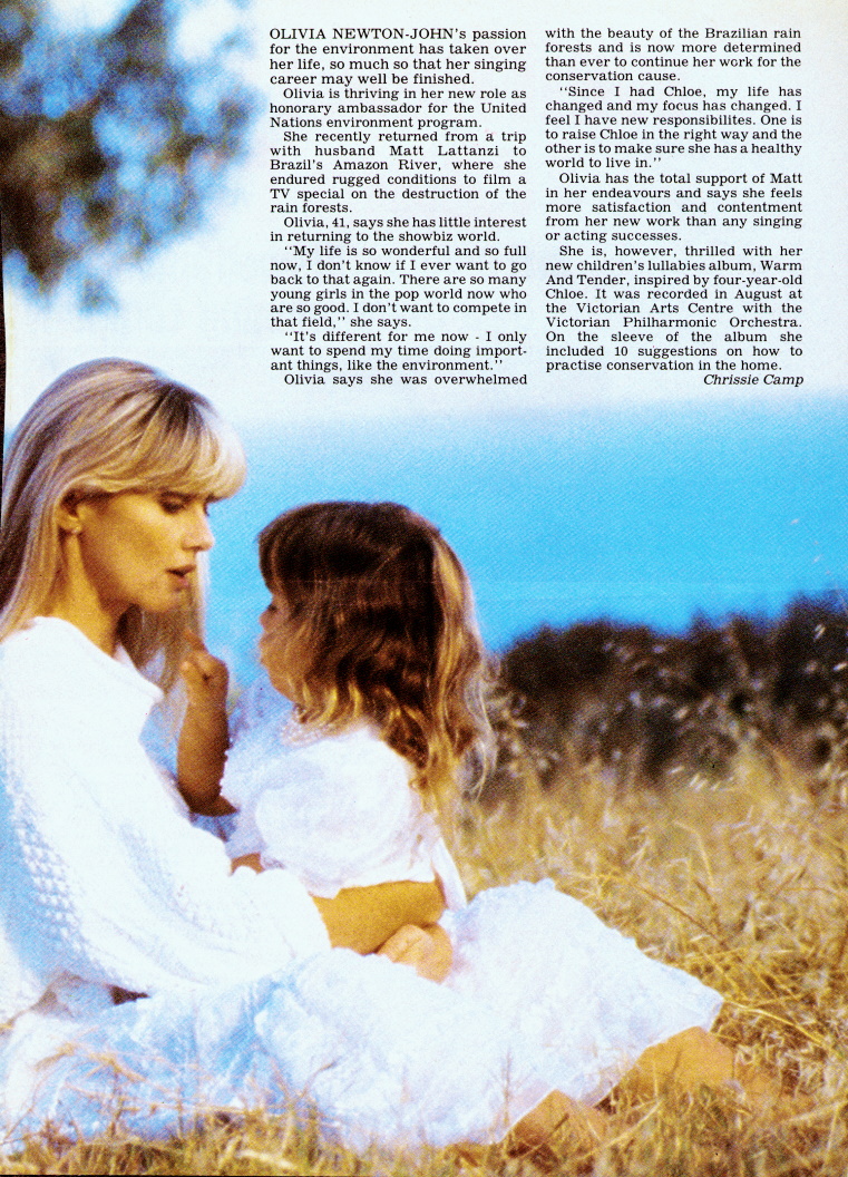 Olivia's Passion for the environment - TV Week