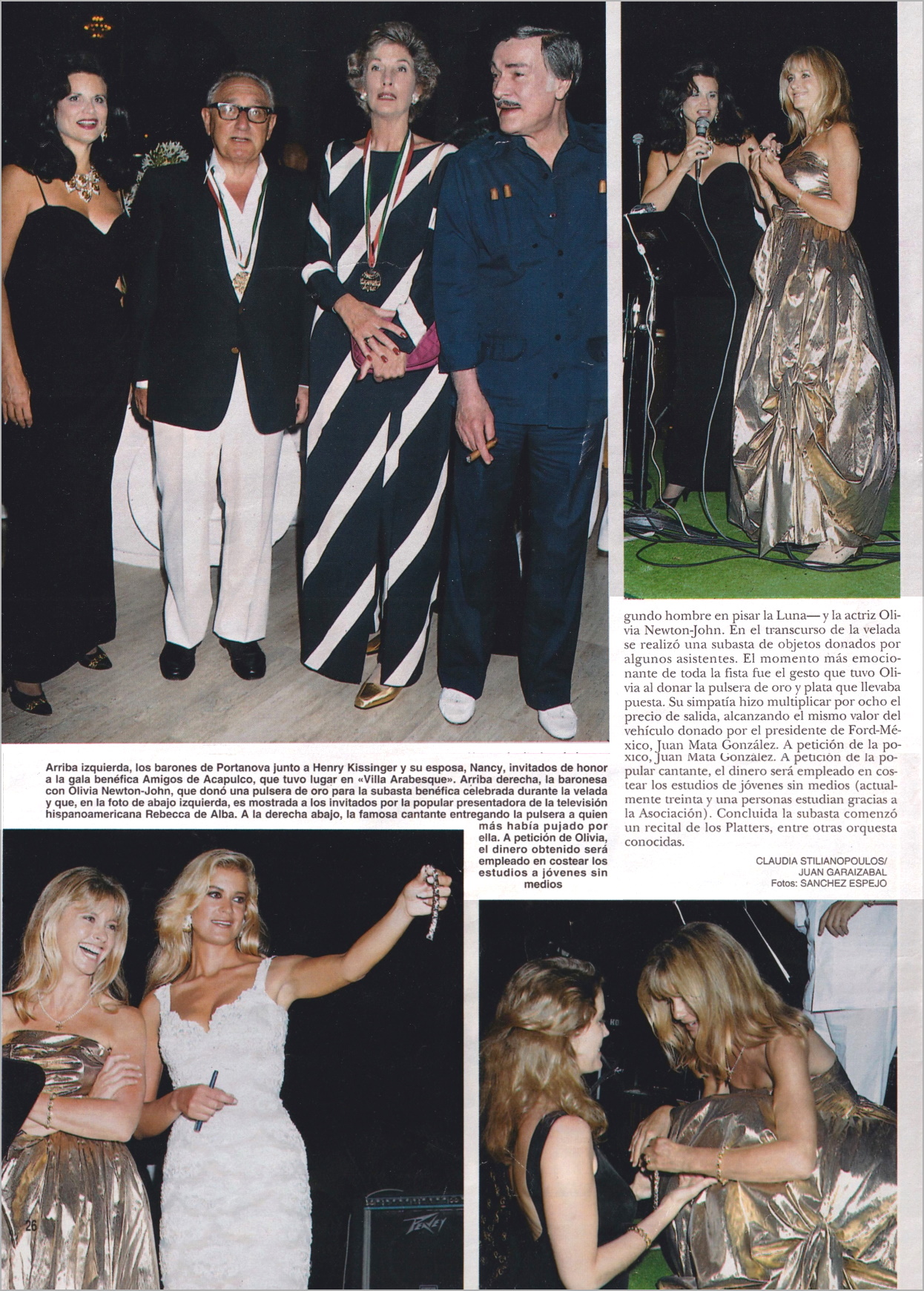 Olivia at Friends of Acapulco Mexican charity event - Hola!