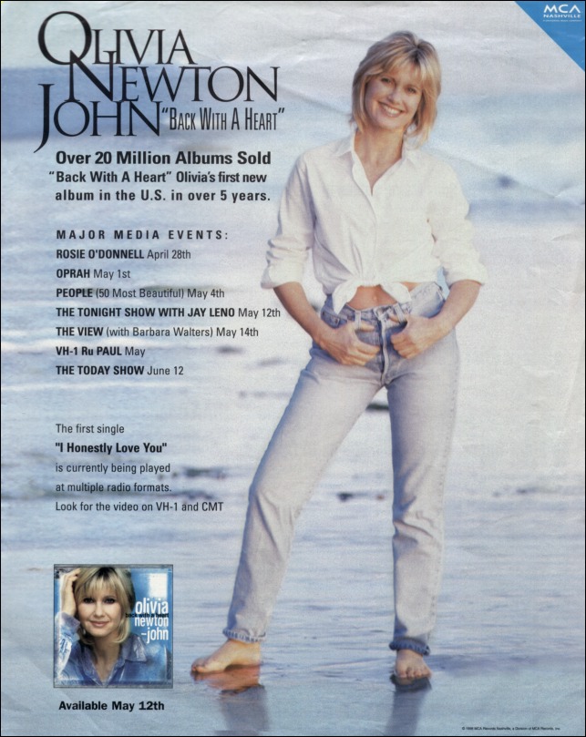 Billboard ad for Back With A Heart - Billboard