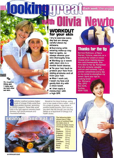 Looking great with Olivia - Woman's Day