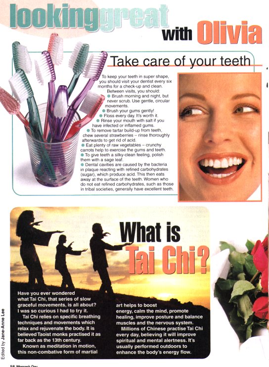 Looking great with Olivia - Woman's Day