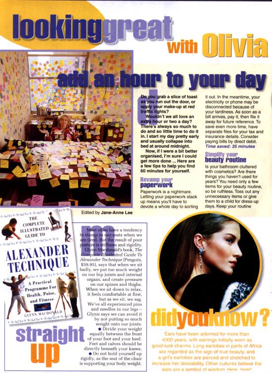 Looking great with Olivia - Woman's Day