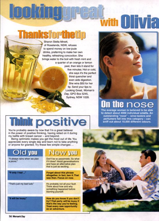 Looking great with Olivia - Woman's Day