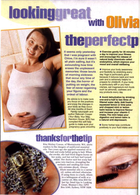 Looking great with Olivia - Woman's Day