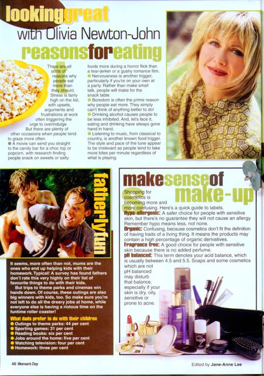 Looking great with Olivia - Woman's Day