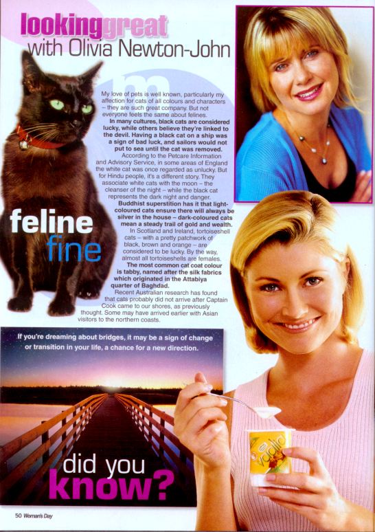 Looking great with Olivia - Woman's Day