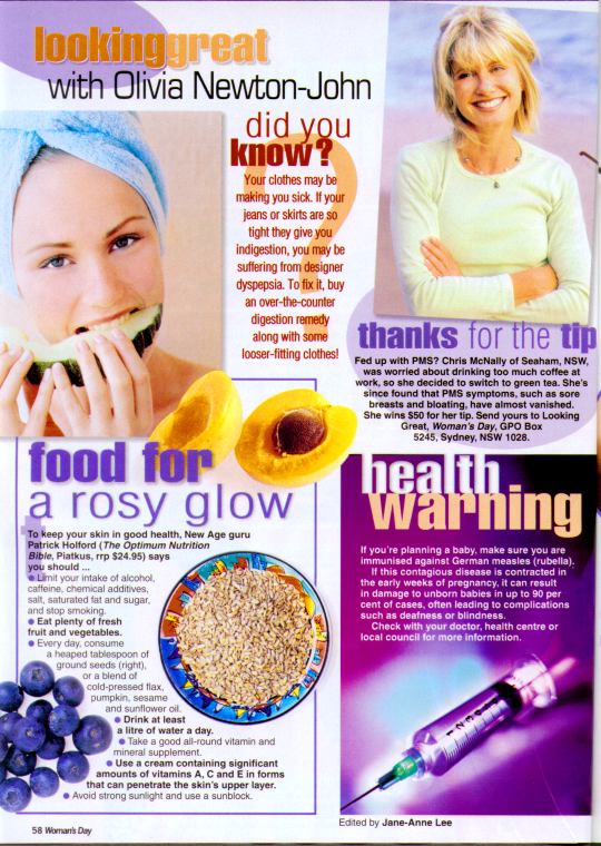 Looking great with Olivia - Woman's Day