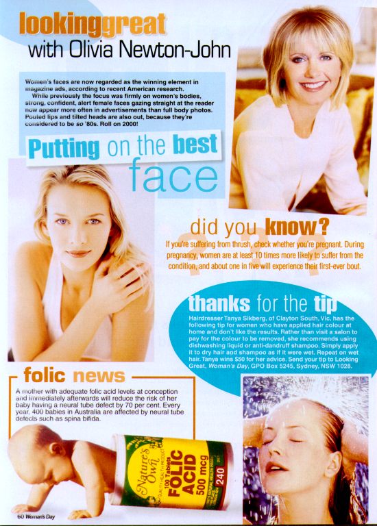 Looking great with Olivia - Woman's Day