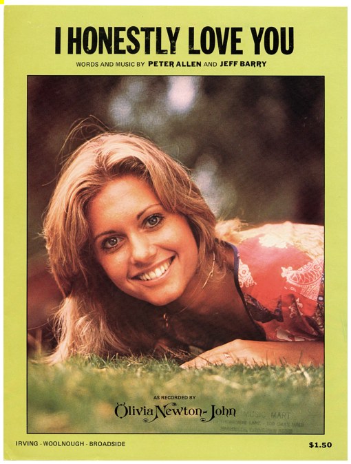 I Honestly Love You Sheet Music cover