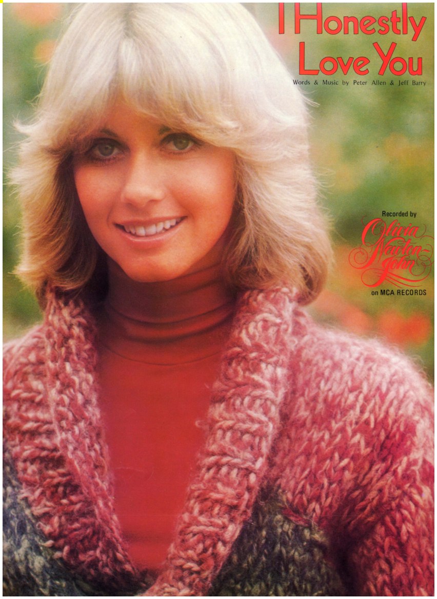 I Honestly Love You Sheet Music cover
