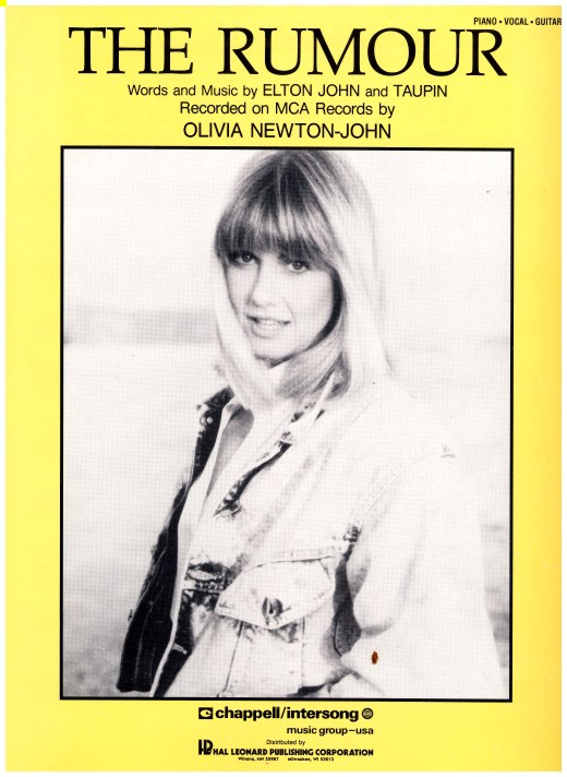 The Rumour Sheet Music cover