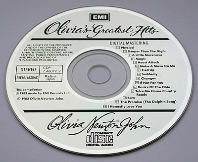 Olivia's Greatest Hits CDP 7 46019 2 Greatest Hits CD
