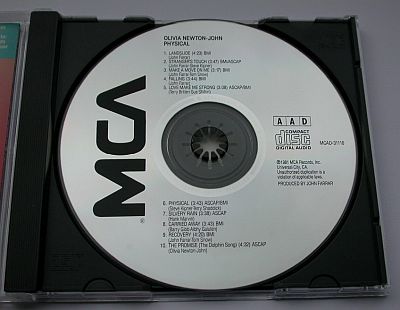 MCA release MCAD-31110 Physical CD